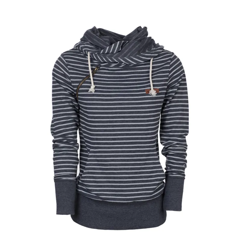 Horseware Edith Summer Cowl Neck Top - Denim